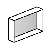 rectangular cap