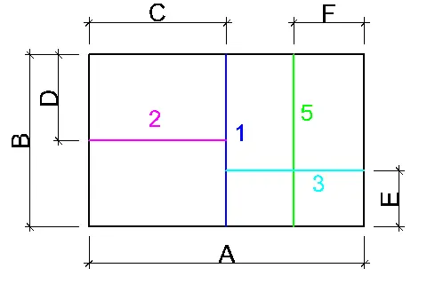 Стіни 1,2,3,5