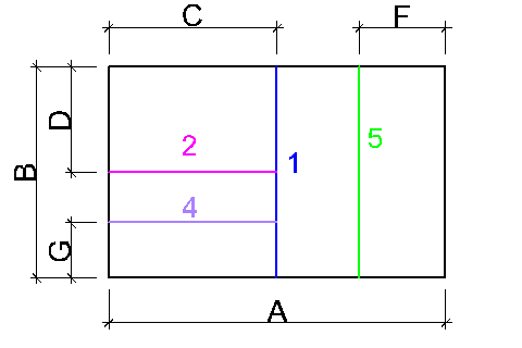 Стены 1,2,4,5