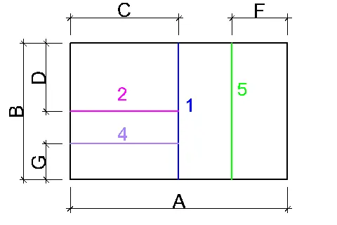 Стіни 1,2,4,5