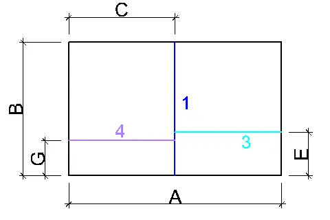 Стіни 1,3,4