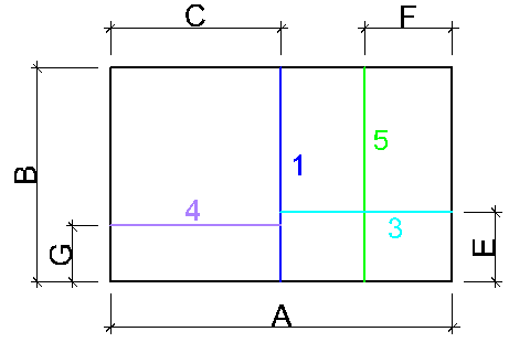 Стены 1,3,4,5